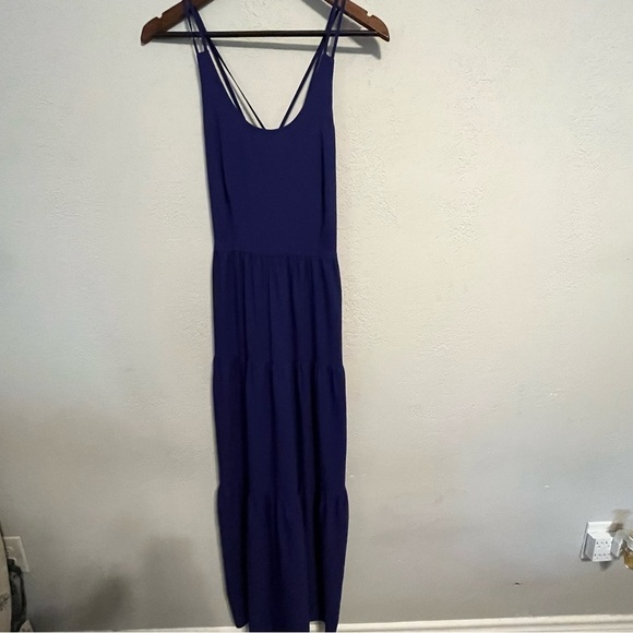 Women's Loft Royal Blue Maxi Dress - Picture 2 of 8